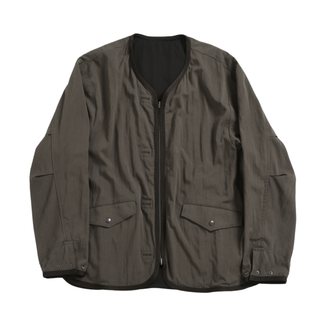 해칭룸 리버서블 라이닝 자켓 블랙 차콜(Hatchingroom Reversible Lining Jacket Black Charcoal) - 3