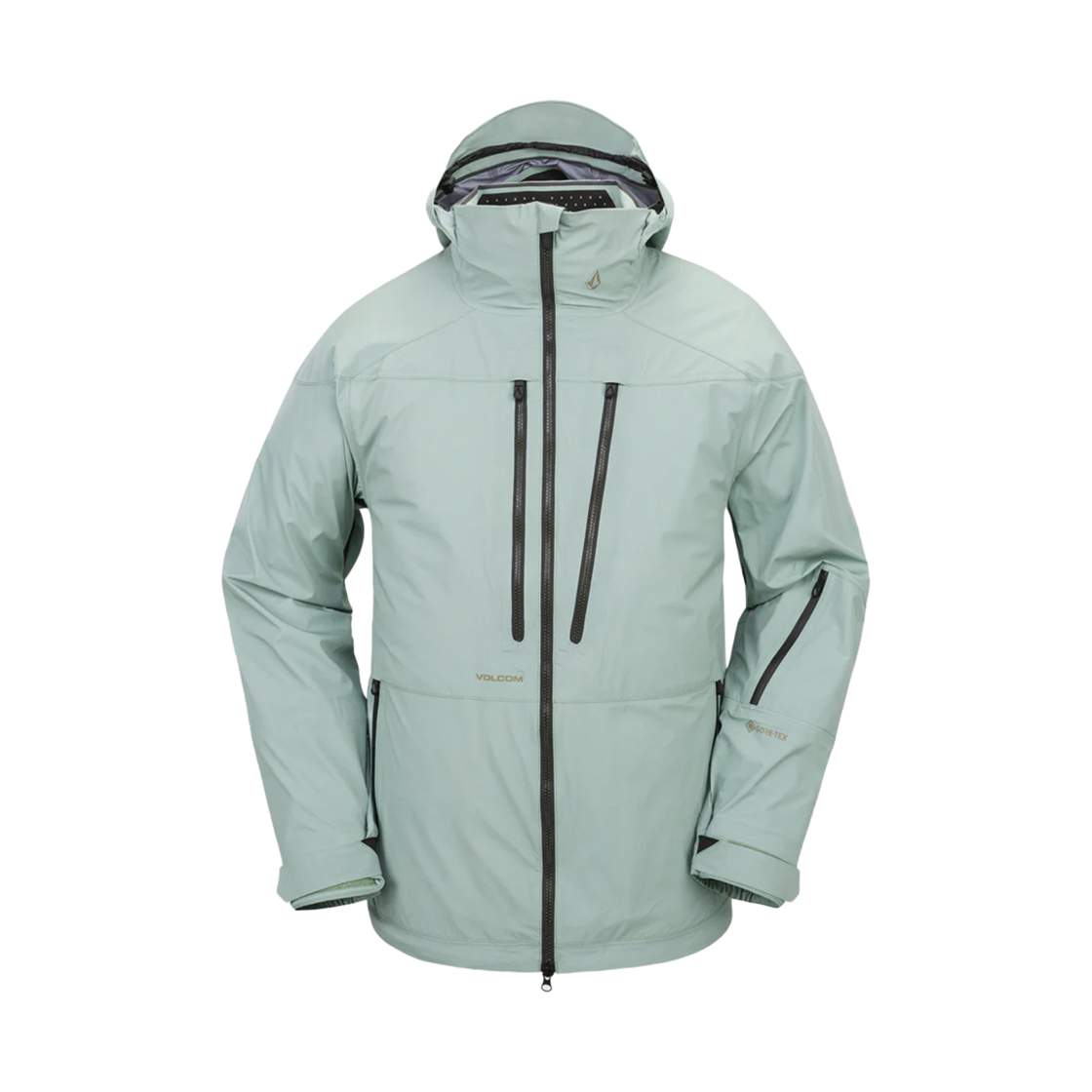 VU244JS008LG Volcom Mens Guch Stretch Gore Jacket Light Grey