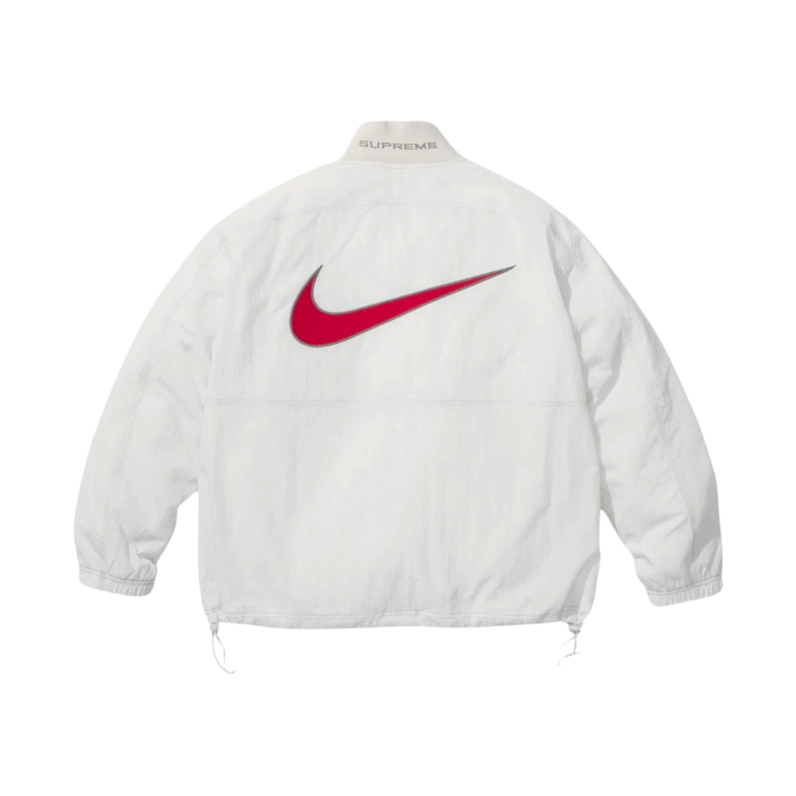 ジャケット・アウター Supreme x Nike Ripstop Pullover \"White Nike x Supreme Ripstop White Half-Zip Jacket | BQ0340-030