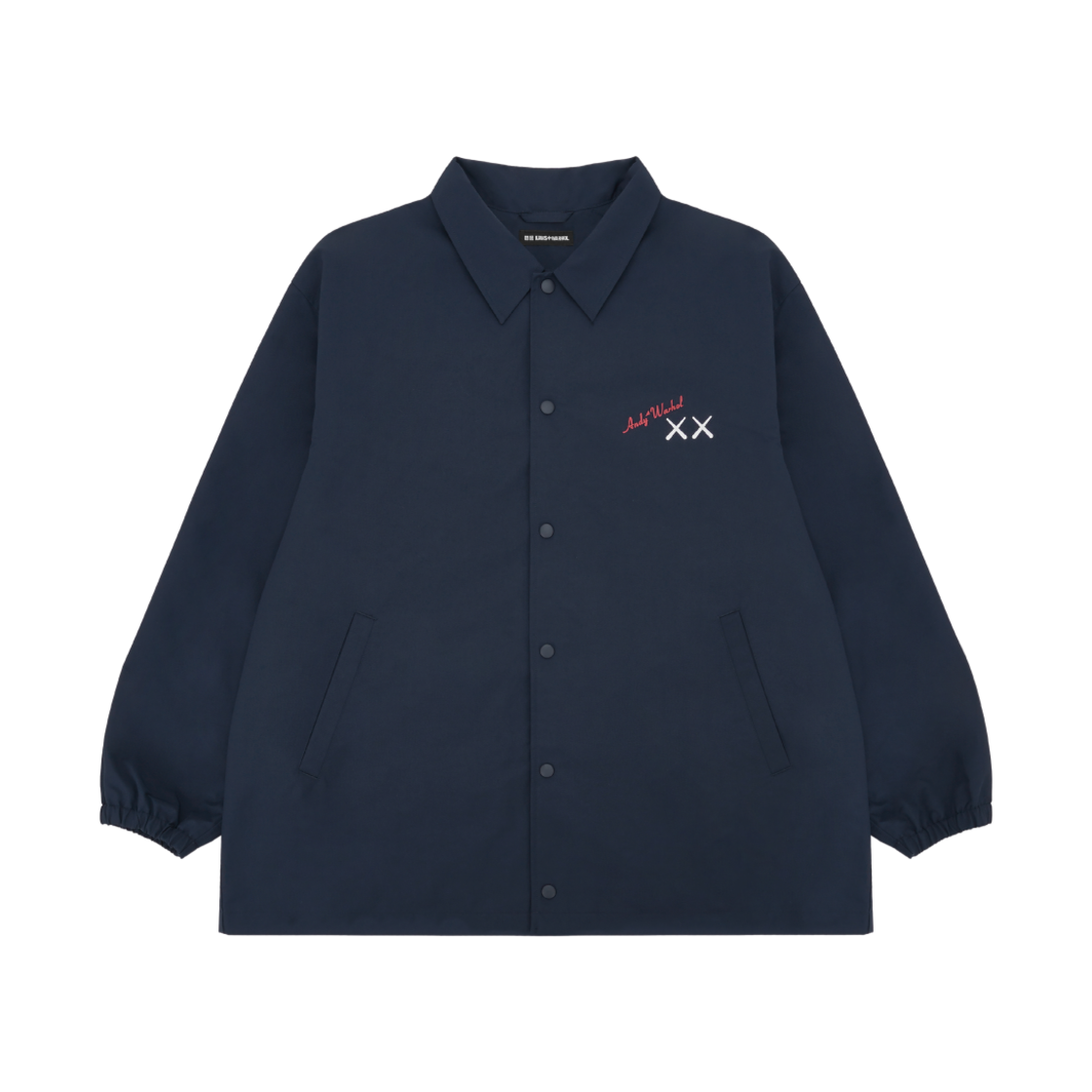 유니클로 UT x 카우스 x 워홀 코치 자켓 네이비 - JP(Uniqlo UT x Kaws x Warhol Coach Jacket Navy - JP) - 2