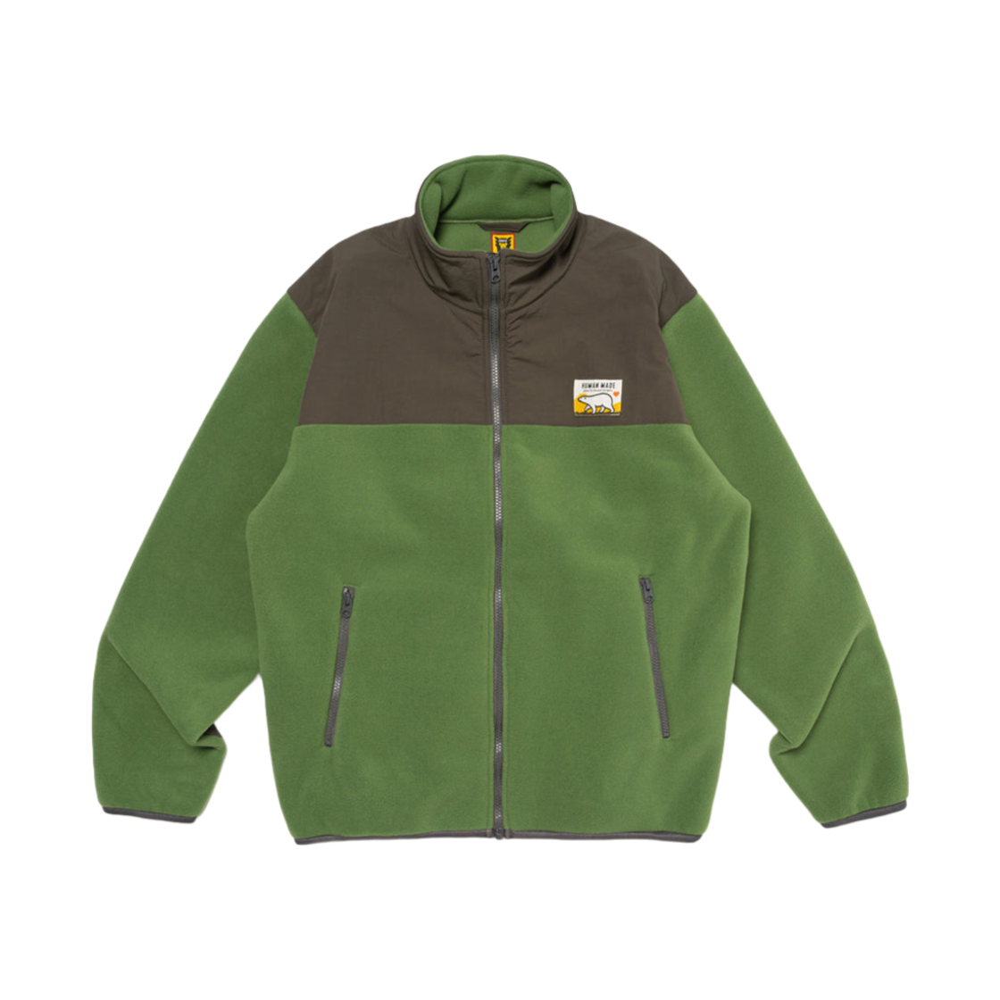 HM26JK039 Human Made Fleece Jacket Green