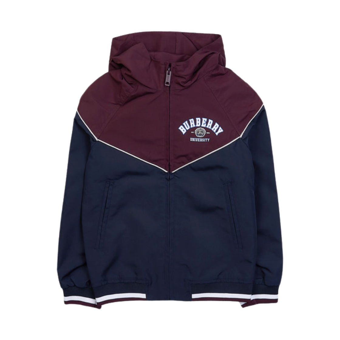 8069347 (Kids) Burberry College Graphic Jacket Deep Maroon