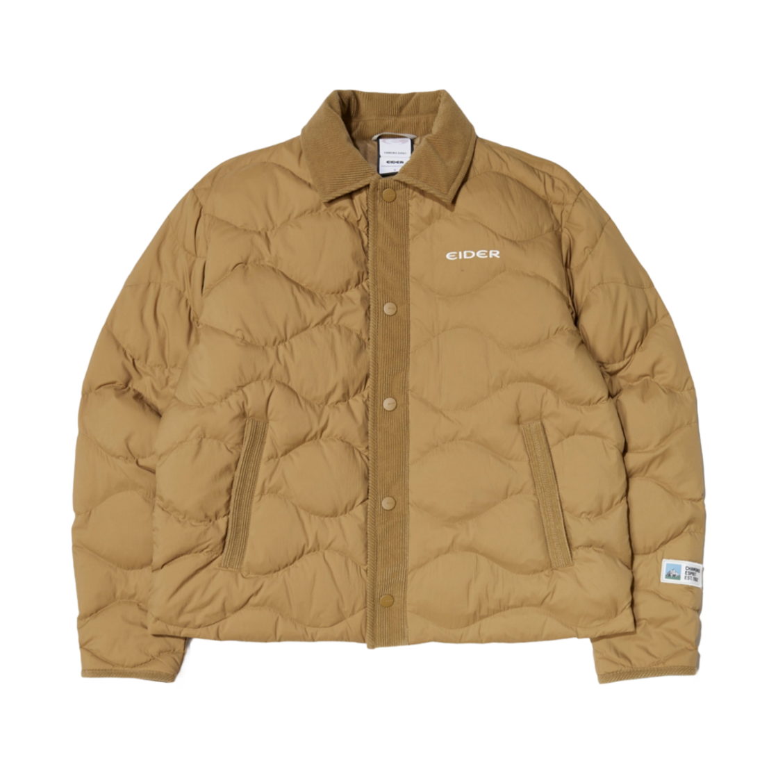 (W) 아이더 써모락 C 슬림 다운 셔츠 골드 베이지((W) Eider Thermolock C Slim Down Shirt Gold Beige)
