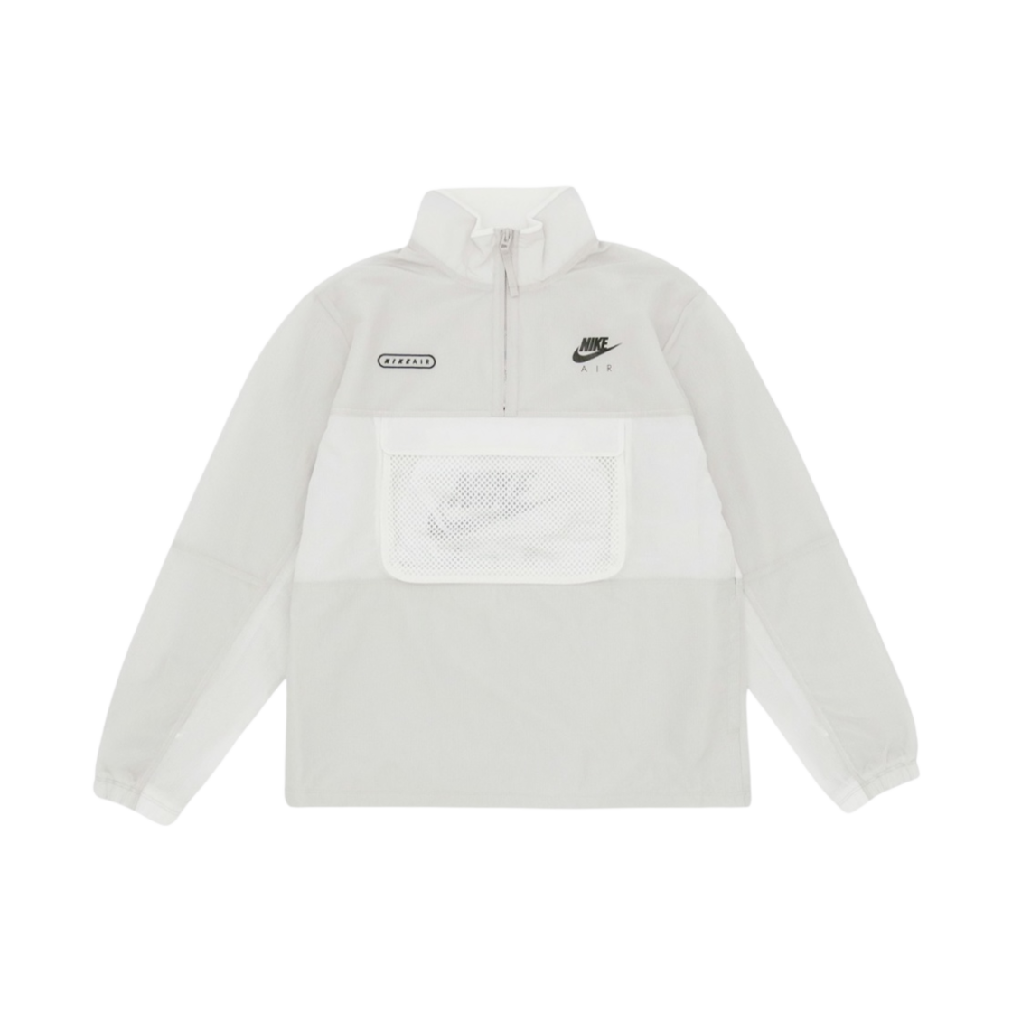 나이키 우븐 라인드 자켓 아이언 오어 팬텀 블랙 - 아시아