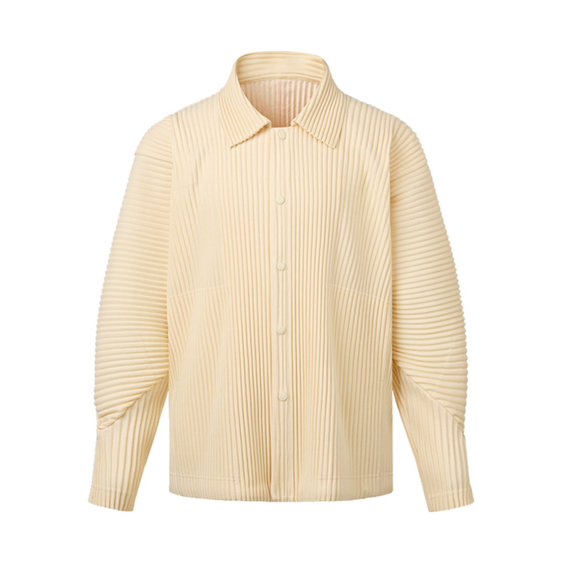 MJA2HLY Monplisse Unisex Wing Sleeve Pleats Jacket Light Yellow