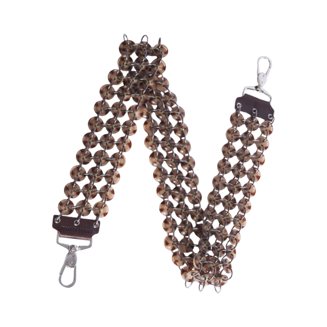 스테판 쿡 버튼 스트랩 브라운(Stefan Cooke Button Strap Brown)