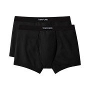Tom Ford Cotton Boxer Briefs Black (2 Pack)