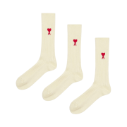 AMI de Coeur Socks Off White (3 Pack)