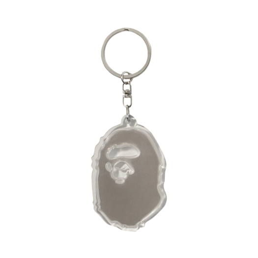 BAPE Ape Head Reflective Keychain Black