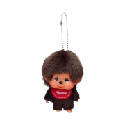 Monchhichi Bighead SS Boy Key Chain Brown