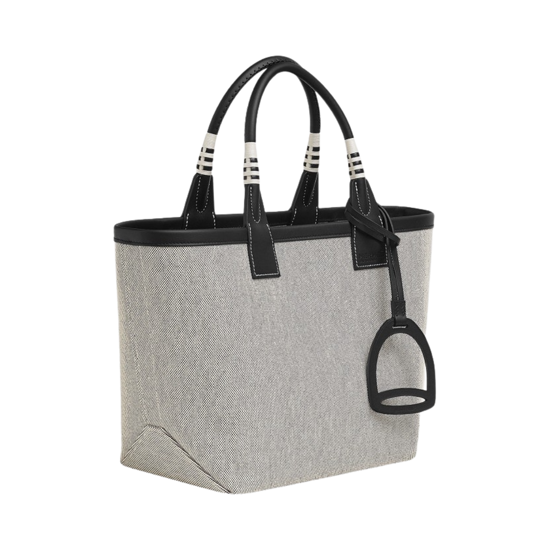 에르메스 스티플 25 백 H 캔버스 스위프트 & 팔라듐 하드웨어 에크류 누아(Hermes Steeple 25 Bag H Canvas Swift & Palladium Ecru Noir) - 2