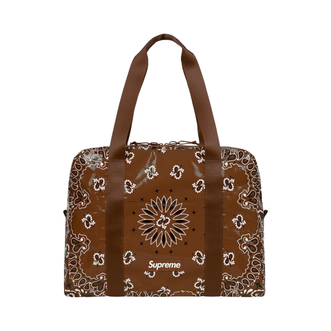슈프림 반다나 타프 스몰 더플백 브라운 - 21SS(Supreme Bandana Tarp Small Duffle Bag Brown - 21SS)