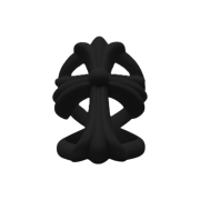 Chrome Hearts Silichrome Infinity CH Cross Ring Black - 2022/2023