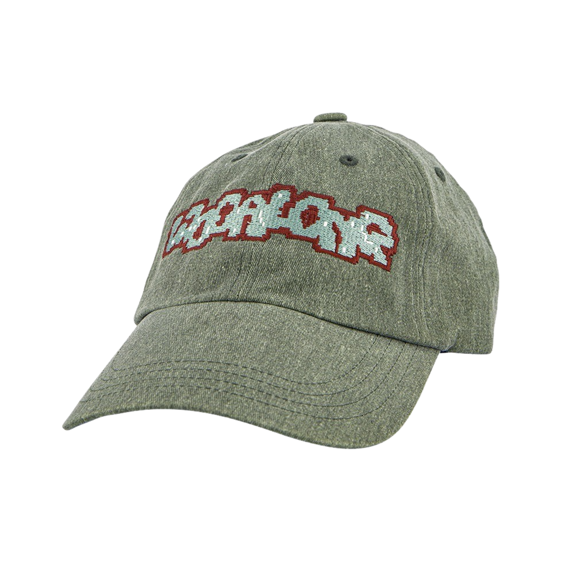 WL243WCA03UGRN MELLOW Bitmap Solid Ball Cap Green