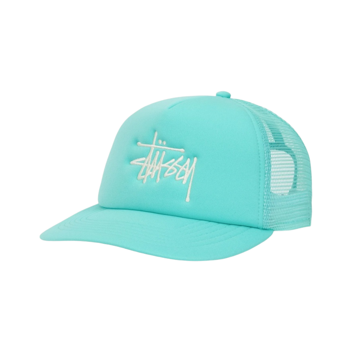 스투시 베이직 트러커 캡 터콰이즈