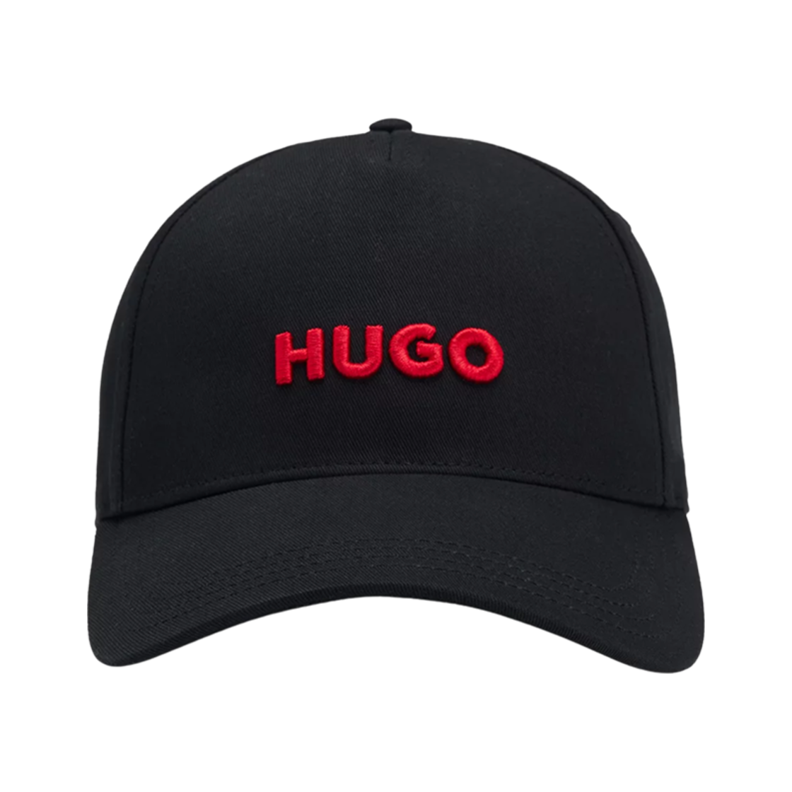 50533410-002 Hugo Boss Cotton Twill Cap with Logo Front Visor Black