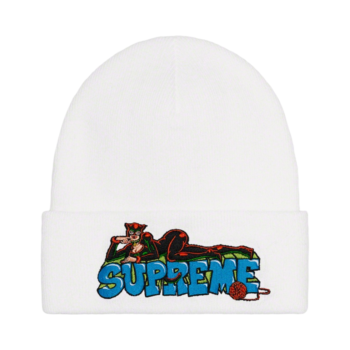 슈프림 캣우먼 비니 화이트 - 22FW(Supreme Catwoman Beanie White - 22FW) - 1
