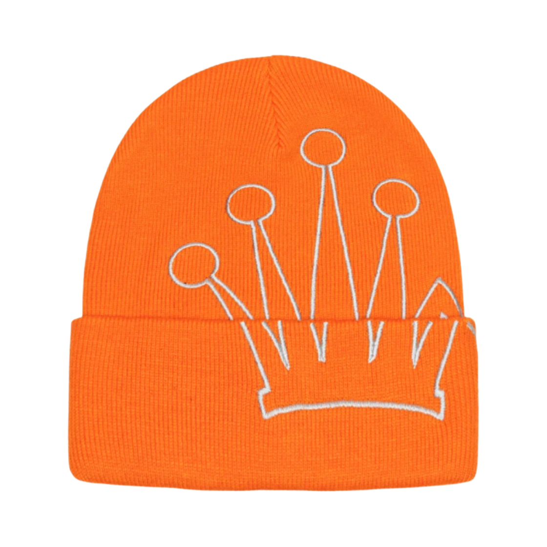 스투시 크라운 커프 비니 오렌지(Stussy Crown Cuff Beanie Orange) - 1
