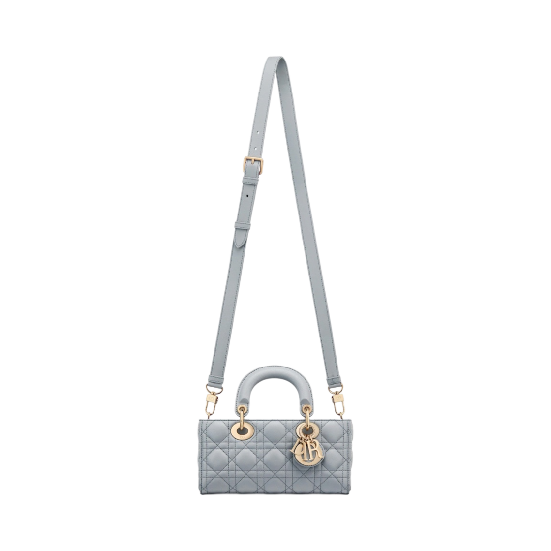 M0613ONGE-M47G Dior Small Lady D-Joy Bag Cannage Lambskin Ethereal Grey - #6