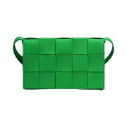 Bottega Veneta Lambskin Leather Cassette Parakeet