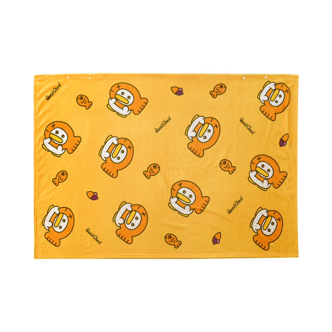 8809737864723 QwakCheol Cozy Blanket Fish shaped bun