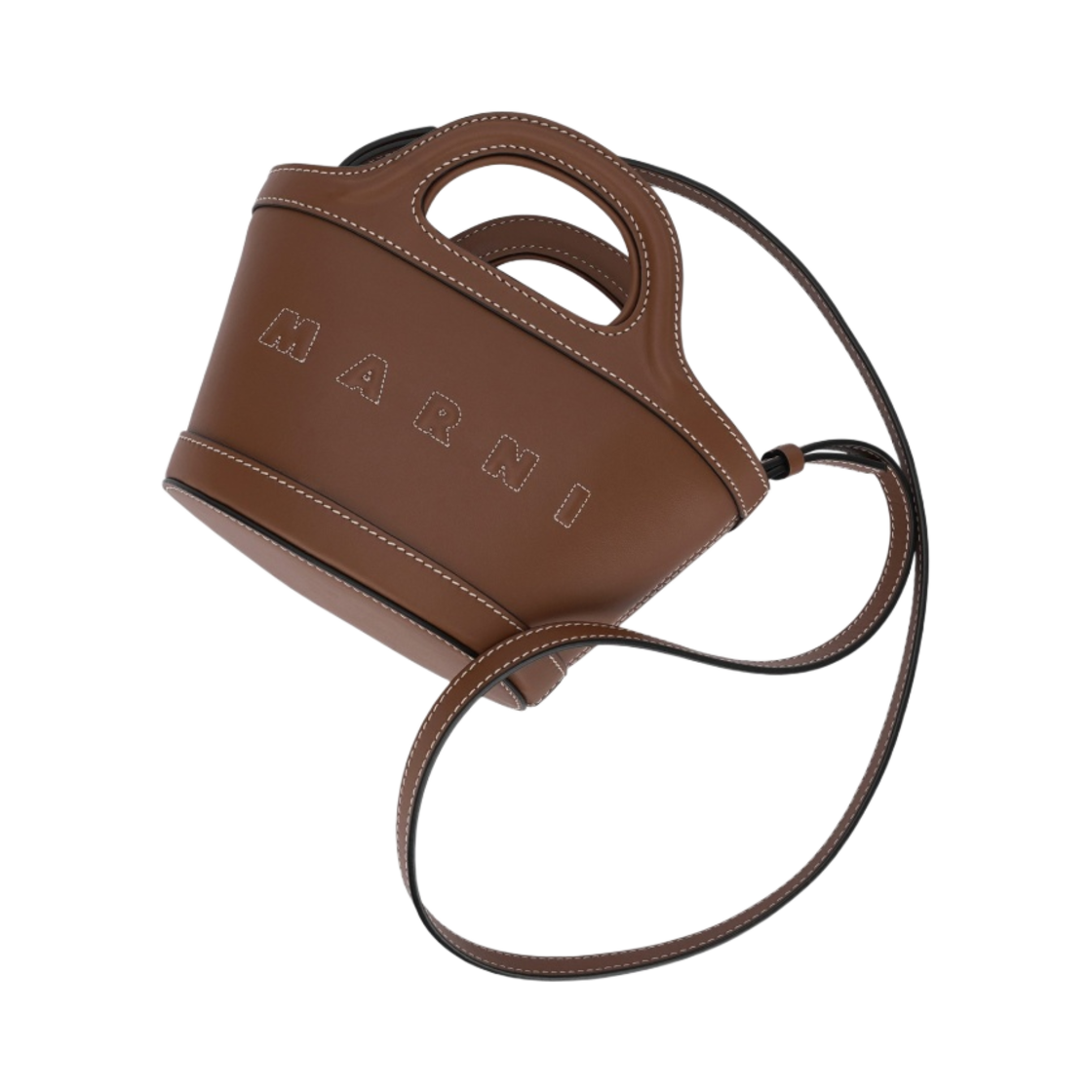 마르니 레더 트로피칼리아 마이크로백 마룬(Marni Leather Tropicalia Micro Bag Maroon) - 3