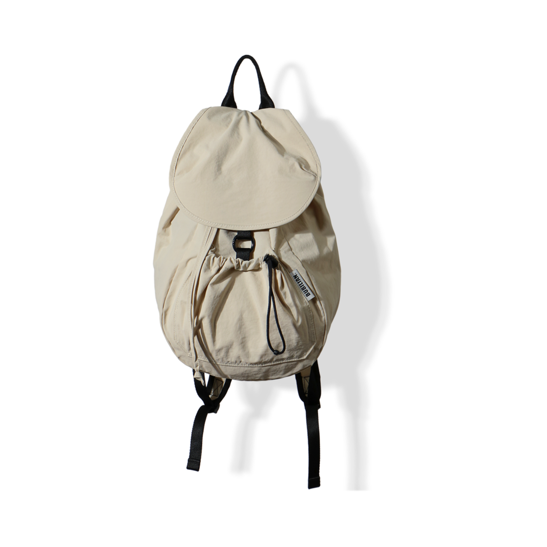DEWDROP_BEIGEBLACK Bubilian Dewdrop Backpack Beige&Black