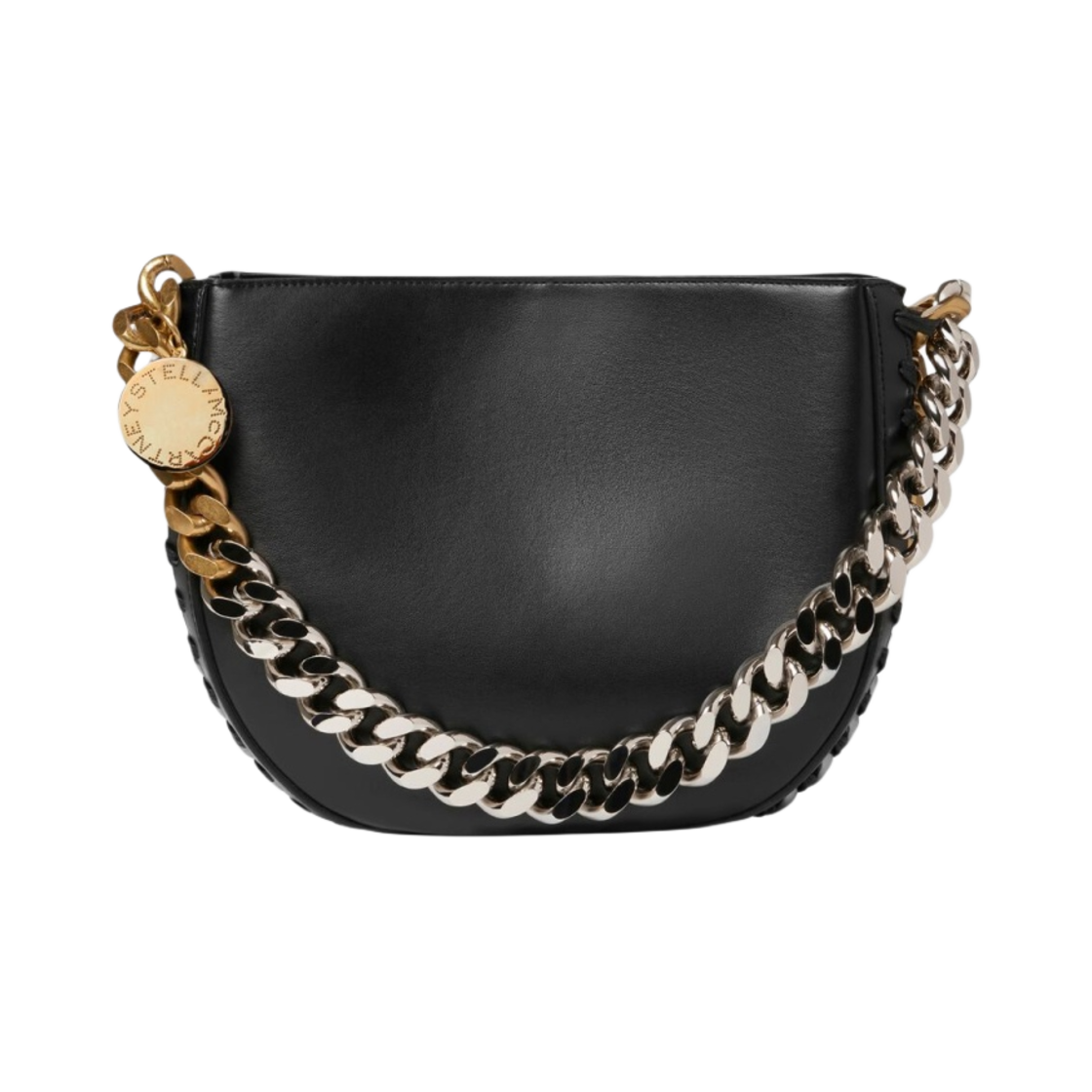 700236W88391000 Stella McCartney Frayme Medium Shoulder Bag Black