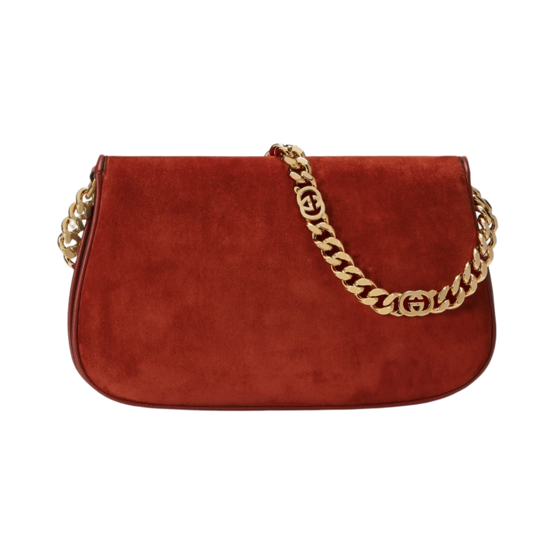 구찌 블론디 숄더백 루비 레드 스웨이드(Gucci Blondie Shoulder Bag Ruby Red Suede) - 3