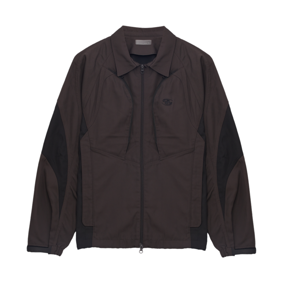 산산기어 패널디드 트윌 자켓 다크 브라운