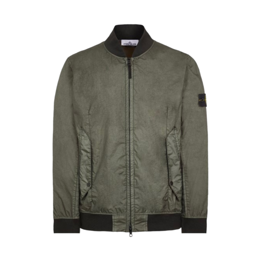 Stone Island 41223 Membrana 3L TC Bomber Jacket Musk Green - 24SS