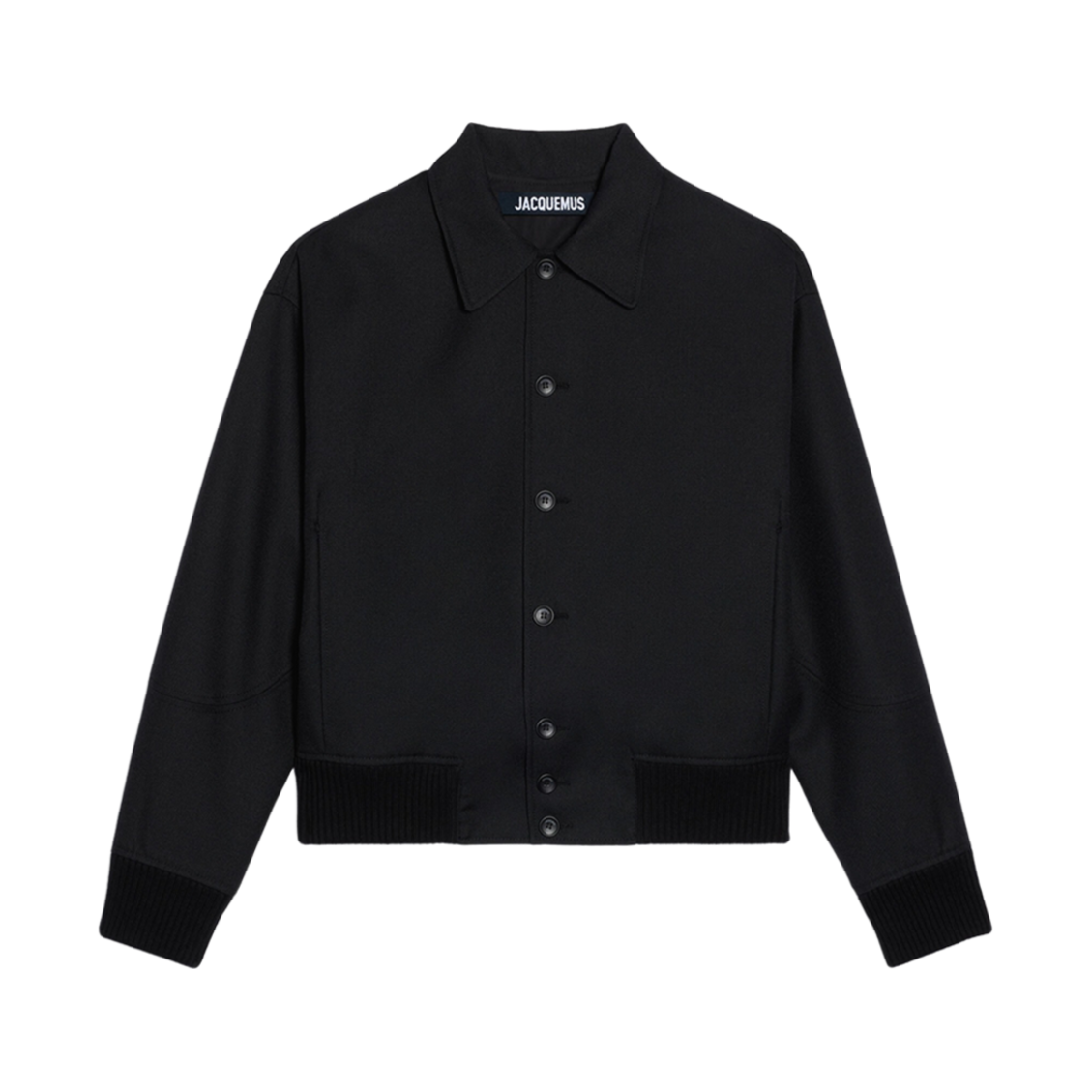 자크뮈스 르 봄버 펠트로 펠티드 봄버 블랙(Jacquemus Le Bomber Feltro Felted Bomber Black) - 1