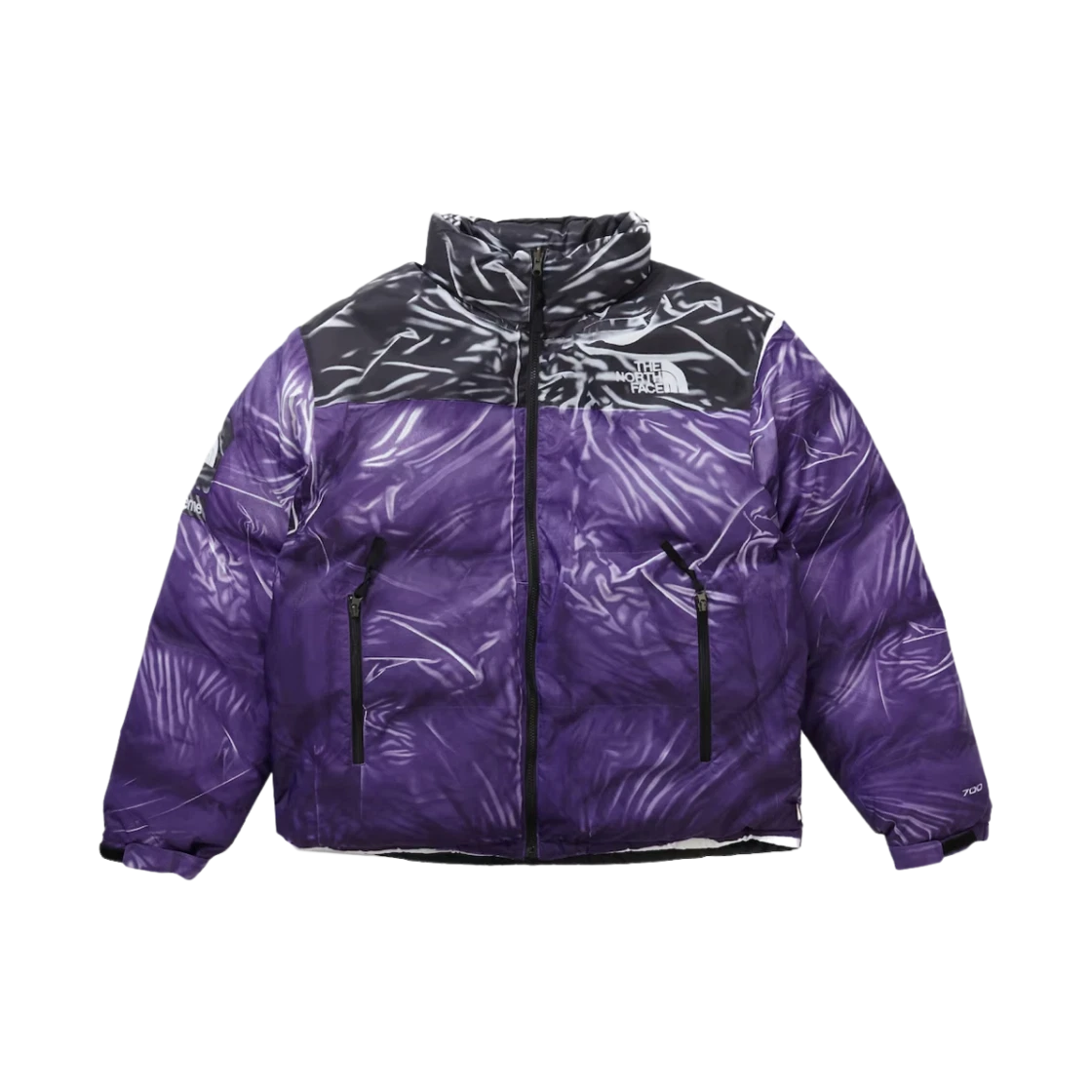 Supreme Supreme x The North Face Trompe L’oeil Printed Nuptse Jacket Purple - 23SS · L