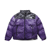 Supreme x The North Face Trompe L’oeil Printed Nuptse Jacket Purple - 23SS