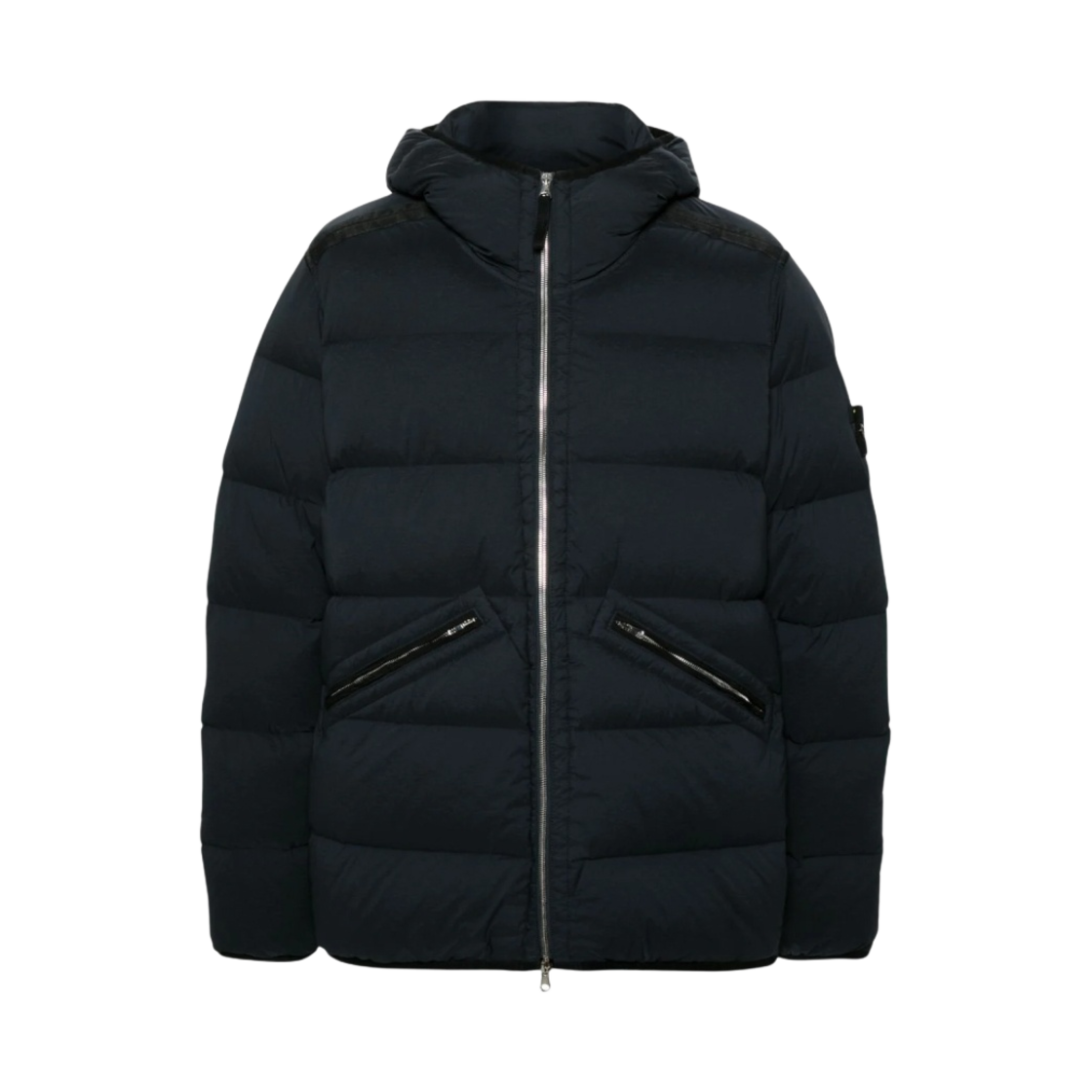 스톤 아일랜드 43128 심리스 터널 나일론 다운 자켓 네이비 블루 - 24FW(Stone Island 43128 Seamless Tunnel Nylon Down Jacket Navy Blue - 24FW)