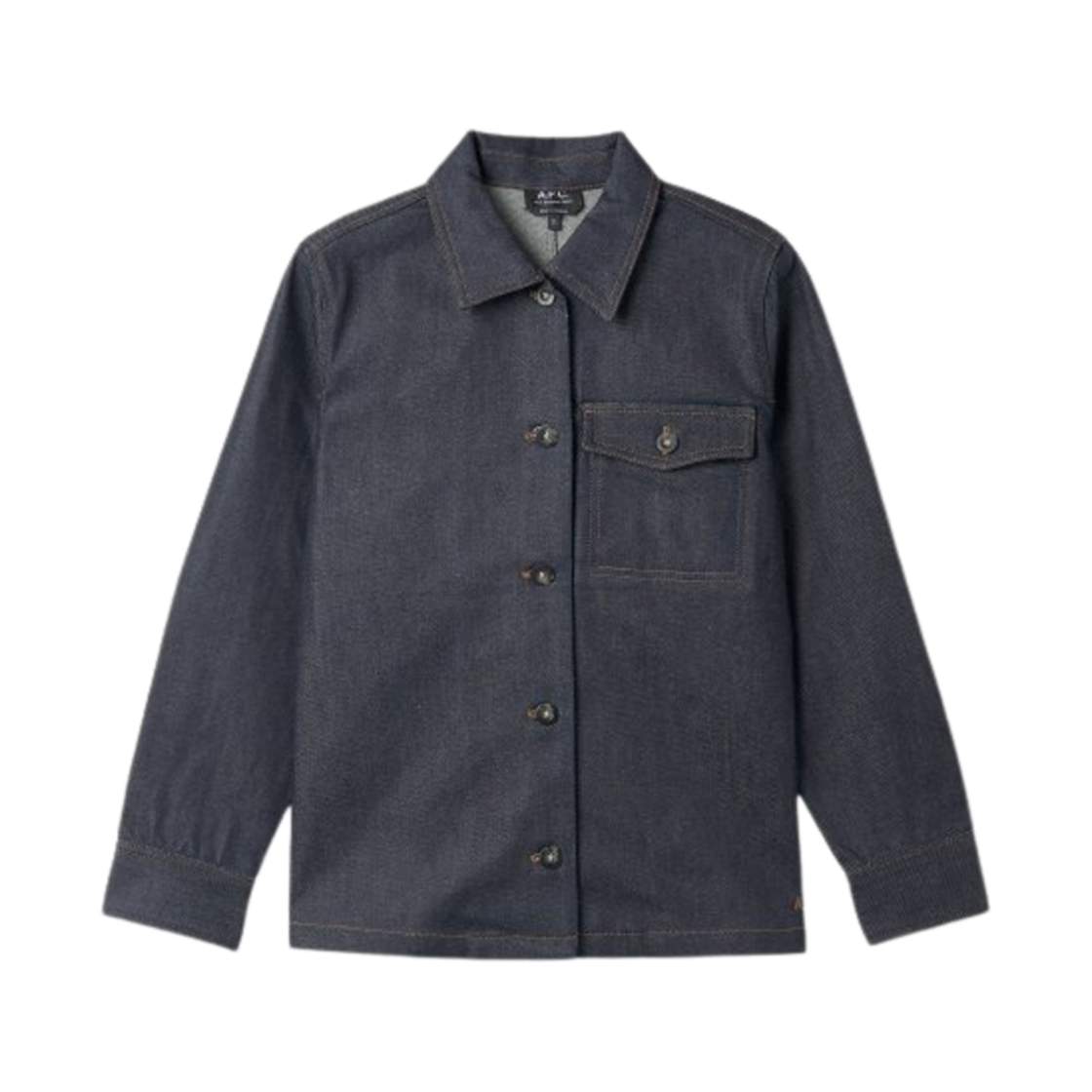 COGDF-F02780-IAI A.P.C. Denim Shirt Jacket Indigo