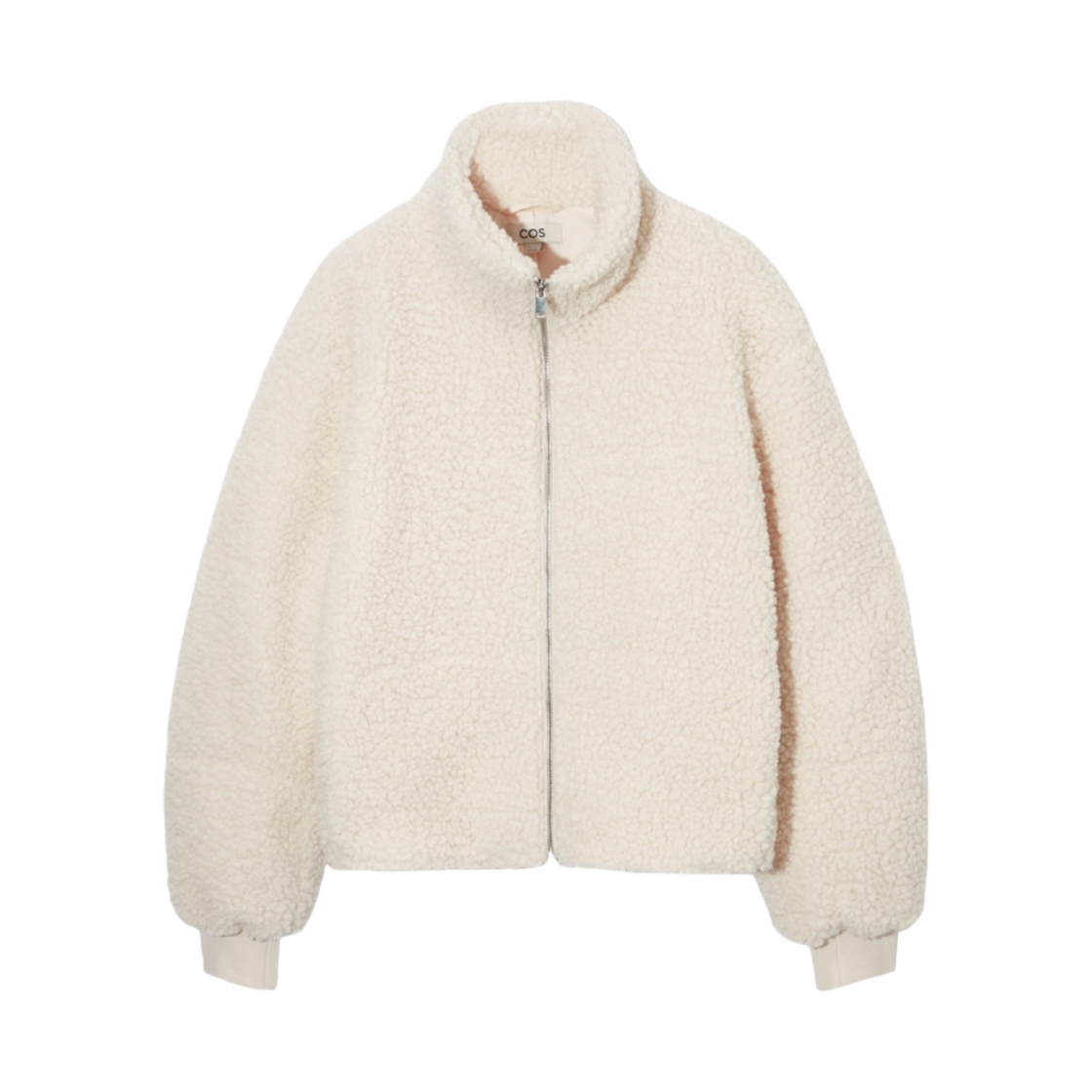 1098127001 COS Teddy Bomber Jacket Cream