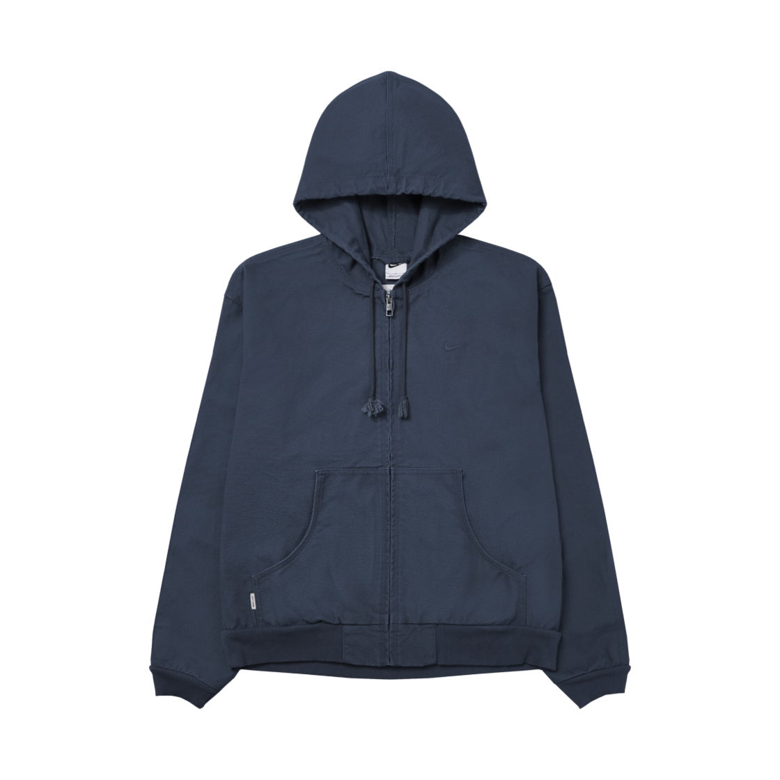 나이키 라이프 풀 집 언라인드 자켓 썬더 블루 팬텀 - 아시아(Nike Life Full Zip Unlined Jacket Thunder Blue Phantom - Asia) - 1