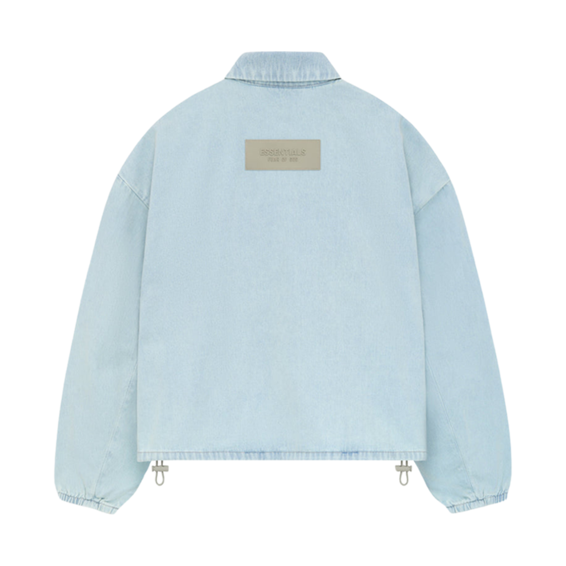 (W) 에센셜 쉘 봄버 라이트 워시 데님 - 24SS((W) Essentials Shell Bomber Light Wash Denim - 24SS) - 2