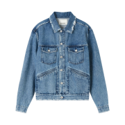 Isabel Marant Jango Embroidered Denim Jacket Blue - 23SS