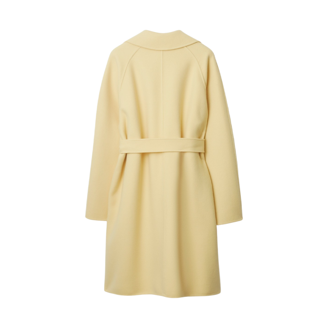 (W) 버버리 캐시미어 랩 코트 다포딜((W) Burberry Cashmere Wrap Coat Daffodil) - 2