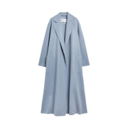 (W) Max Mara Cadmio Coat Light Blue