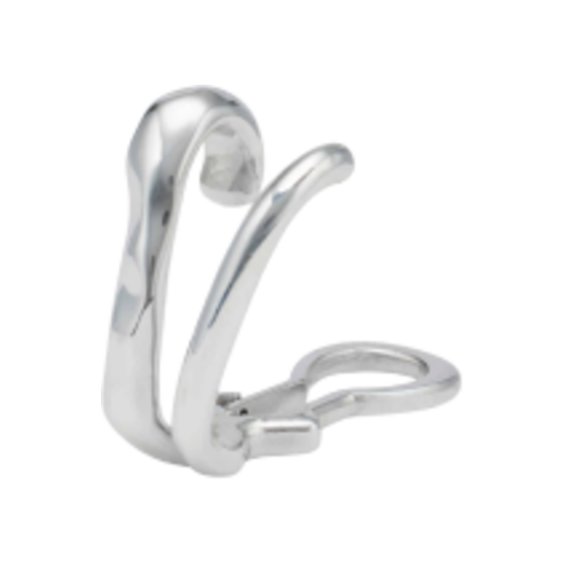 - Aviemuah Rangs Clip Ear Cuff Silver