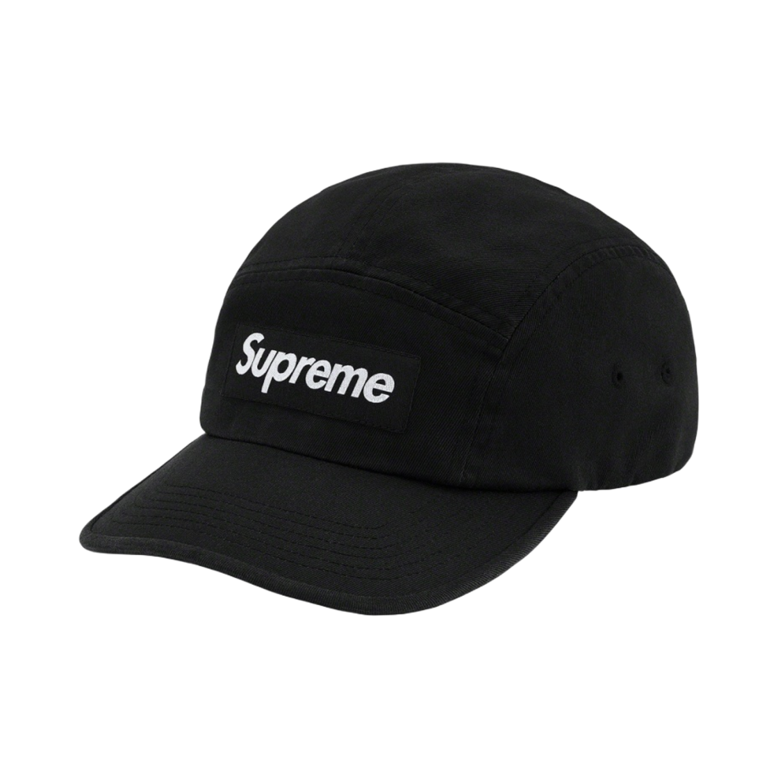 슈프림 워시드 치노 트윌 캠프캡 블랙(Supreme Washed Chino Twill Camp Cap Black)