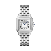 Cartier Panthere Watch Medium Quartz Steel Bracelet Steel