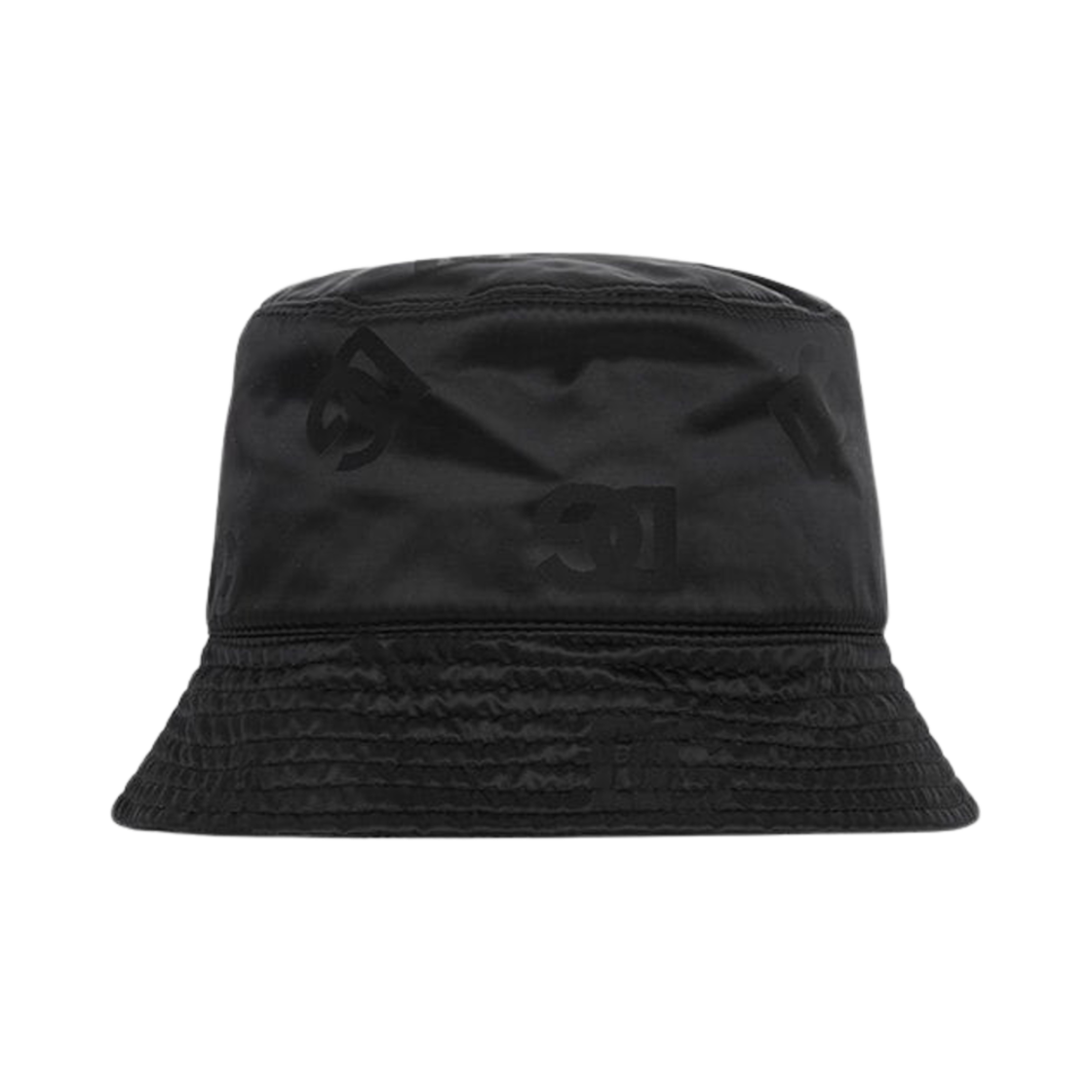 GH701A-FJSB7-N0000 Dolce & Gabbana Embellished Monogram Pattern Bucket Hat Black