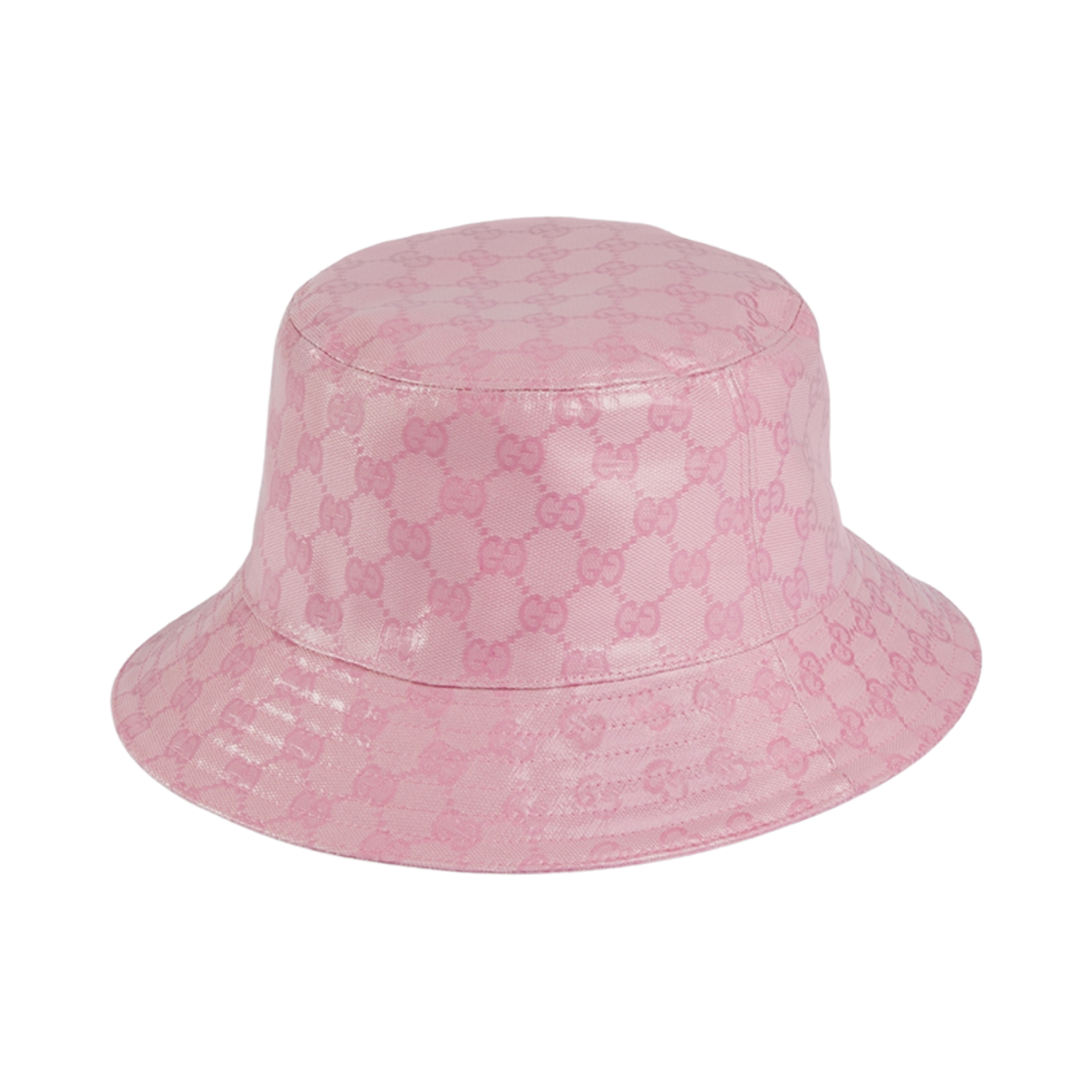 760144-4HA4C-5872 Gucci GG Crystal Bucket Hat Pink