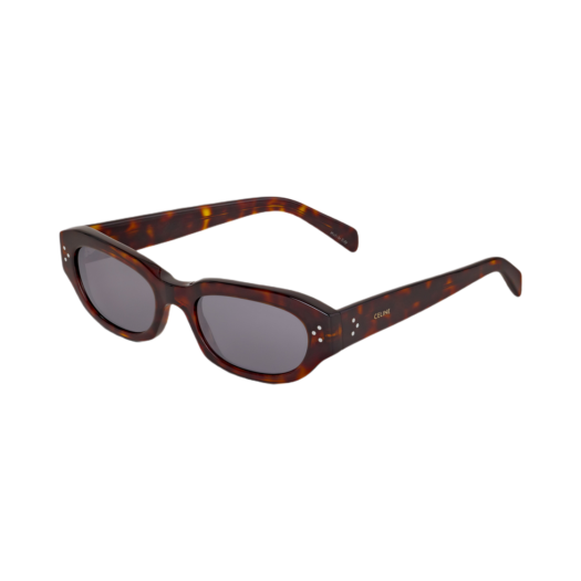 Celine Black Frame 58 Sunglasses in Acetate Red Havana