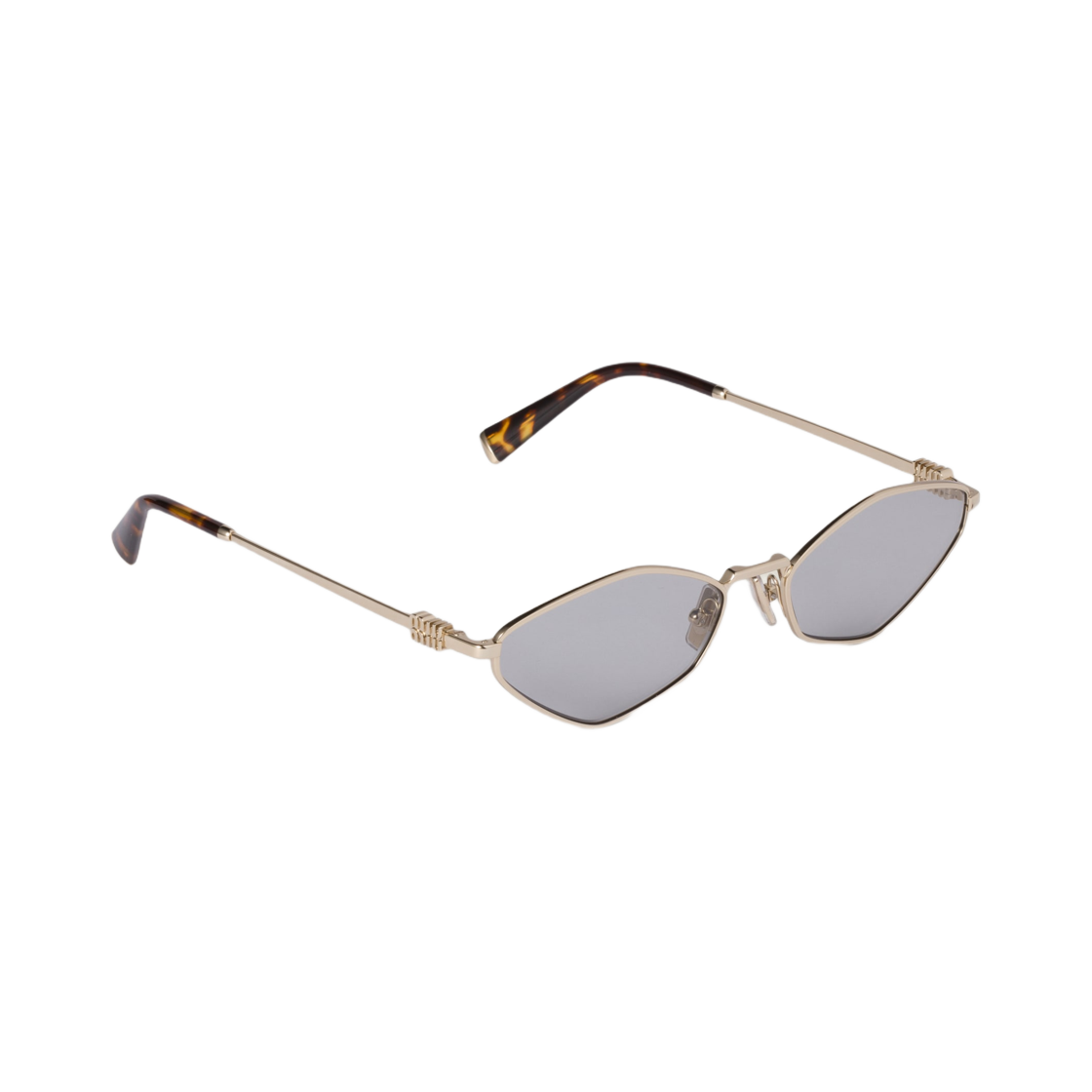 미우 미우 로고 선글라스 라이트 그레이 렌즈(Miu Miu Logo Sunglasses Light Gray Lens) - 1