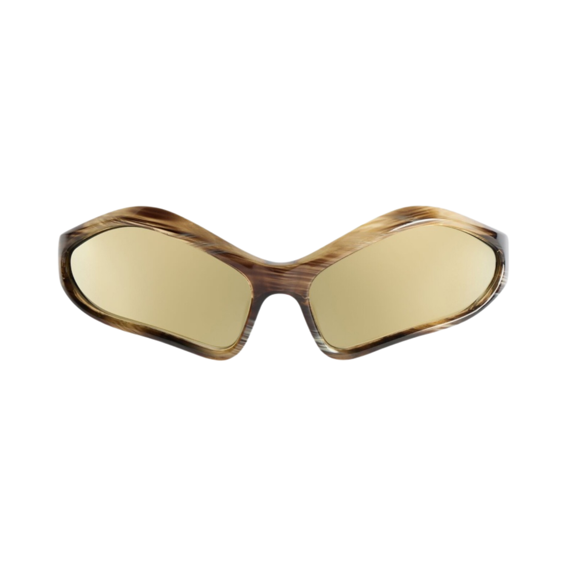 768054T00072681 Balenciaga Fennec Oval Sunglasses Bronze